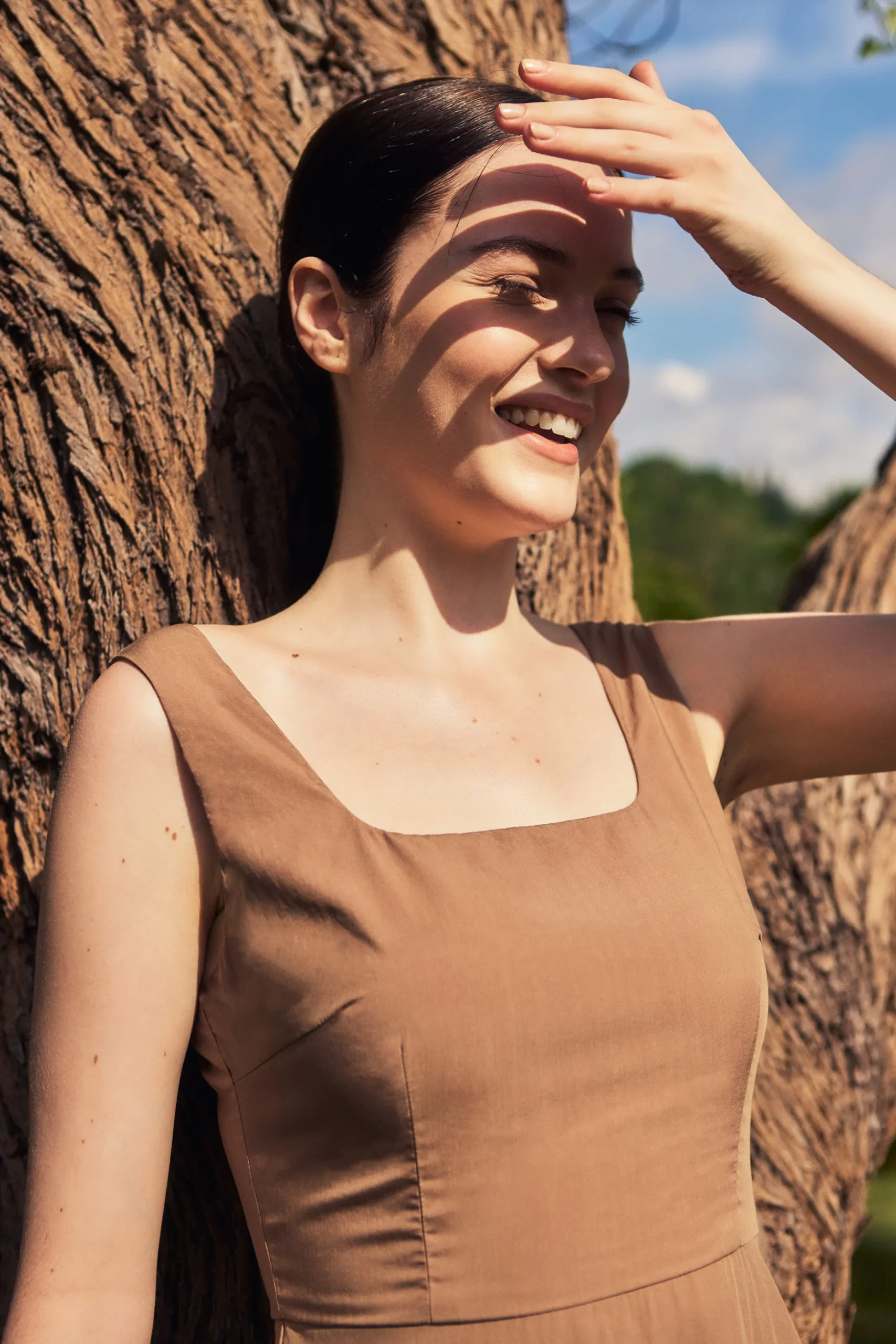 Square-Neck Maxi Dress