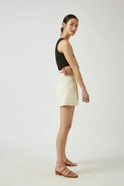 Straight-Neck Knit Top