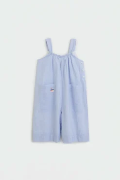 Striped Cotton Jumpsuit