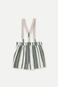 Striped Cotton Suspenders