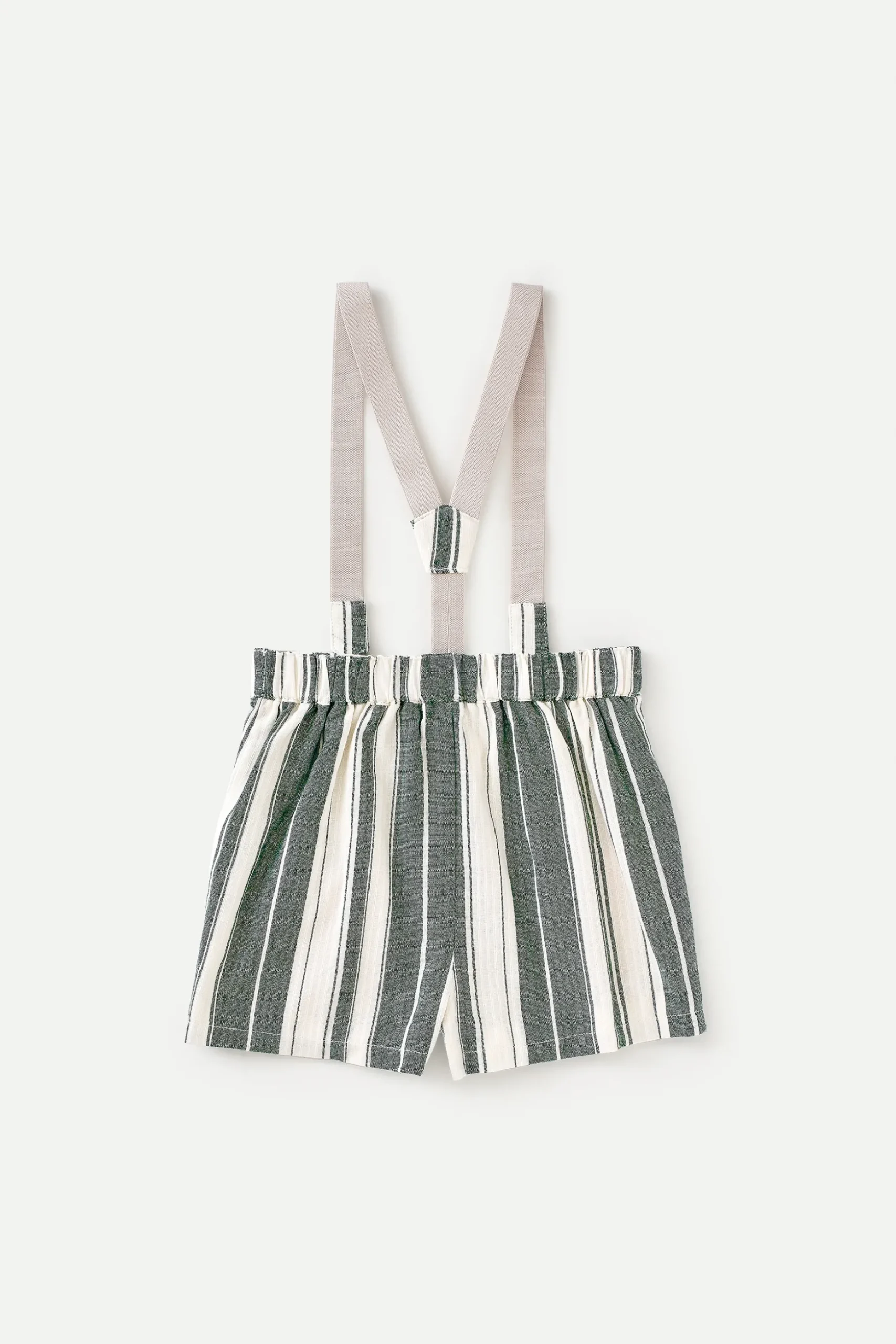 Striped Cotton Suspenders