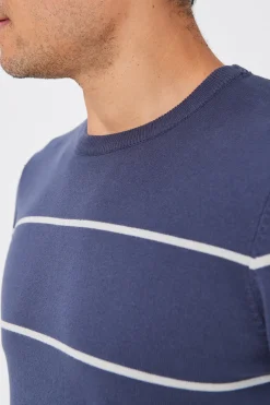 Striped Crew-Neck Jumper