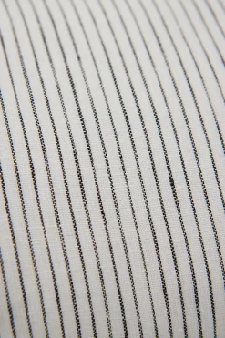Striped Linen Lumbar Cushion Cover