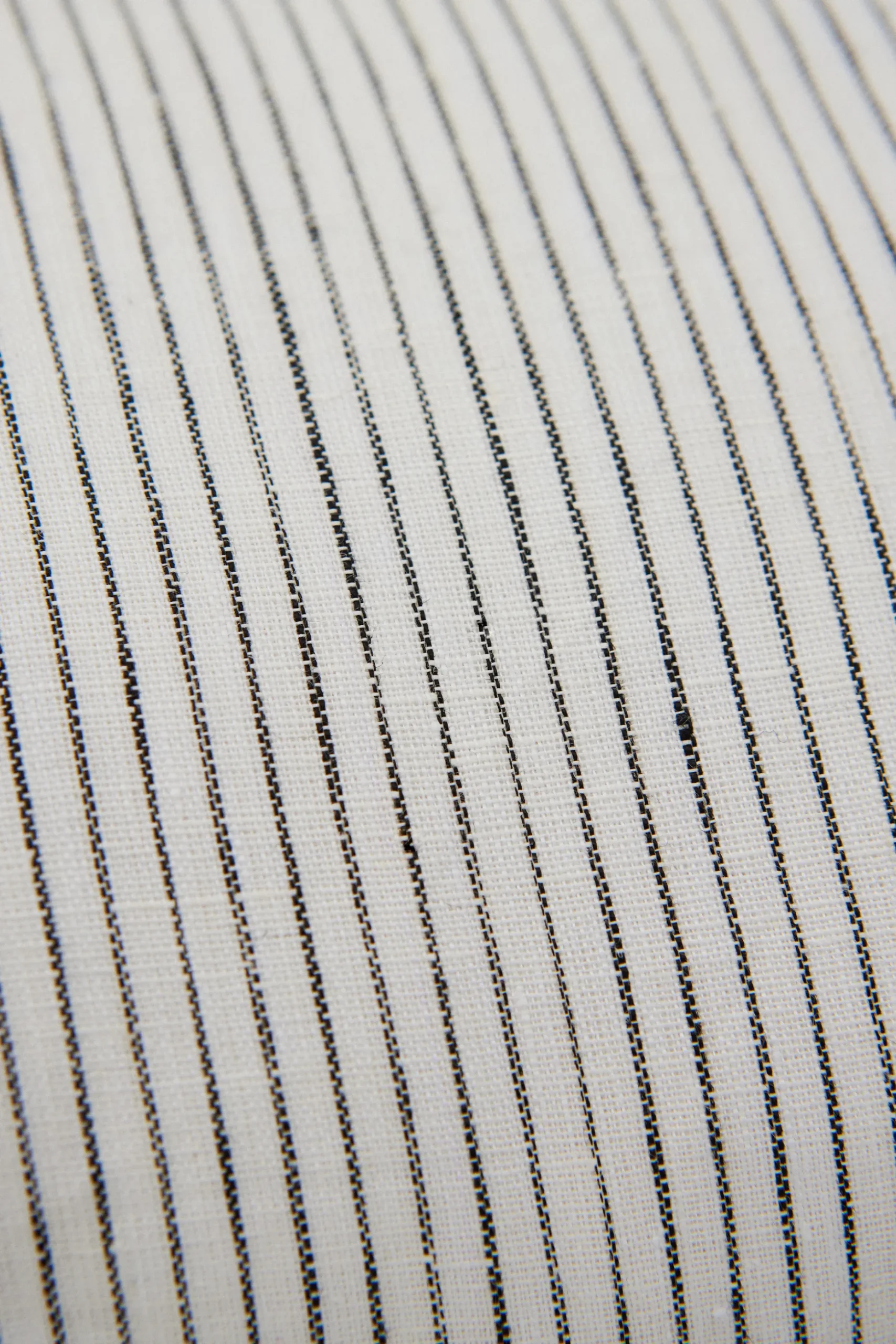 Striped Linen Lumbar Cushion Cover