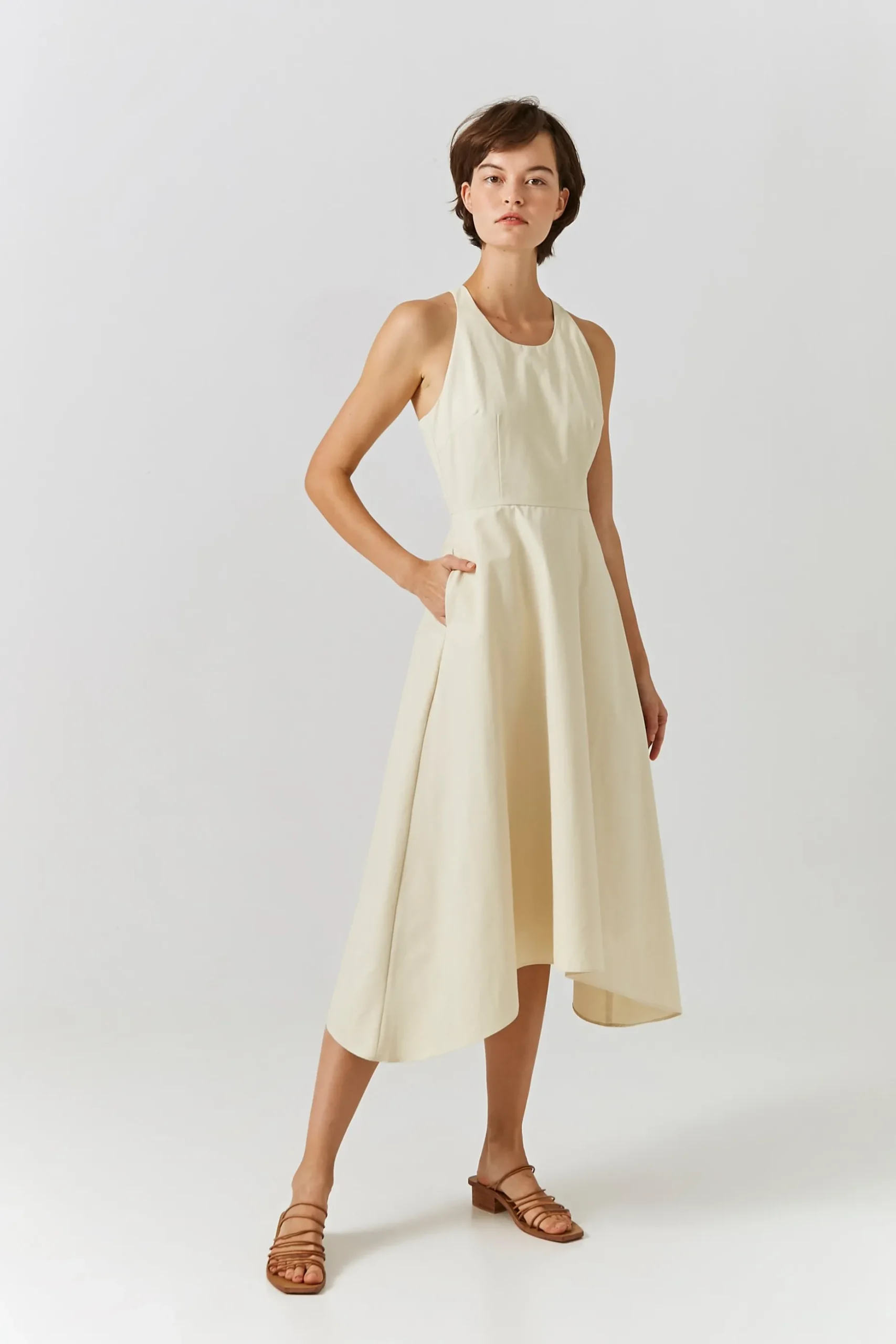 T-Back Midi Dress