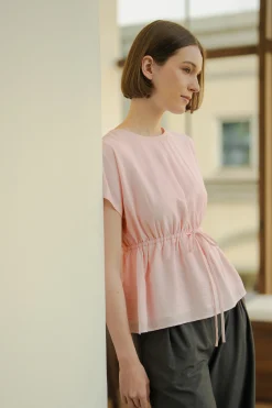 Textured Cotton Blouse