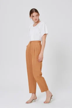 Textured Cotton Smocked Blouse