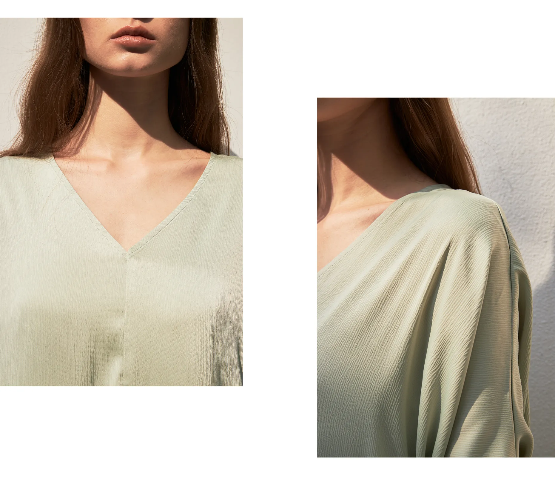 Textured Gathered Sleeve Kaftan