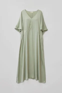 Textured Gathered Sleeve Kaftan