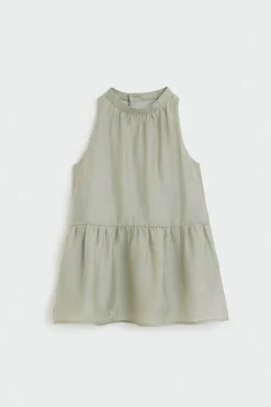 Textured Halter Neck Dress