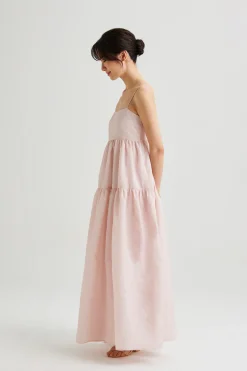 Textured Tiered Cami Dress