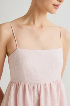 Textured Tiered Cami Dress