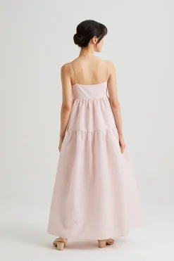 Textured Tiered Cami Dress