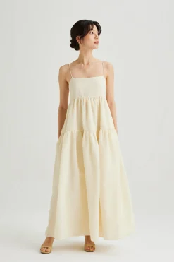 Textured Tiered Cami Dress