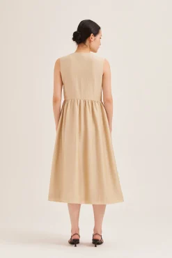 Textured Viscose Wrap Dress