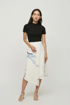 Trail Overlap Midi Skirt