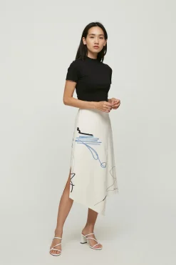 Trail Overlap Midi Skirt