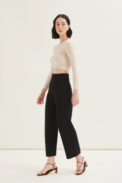 Two-Way Jersey Wrap Top
