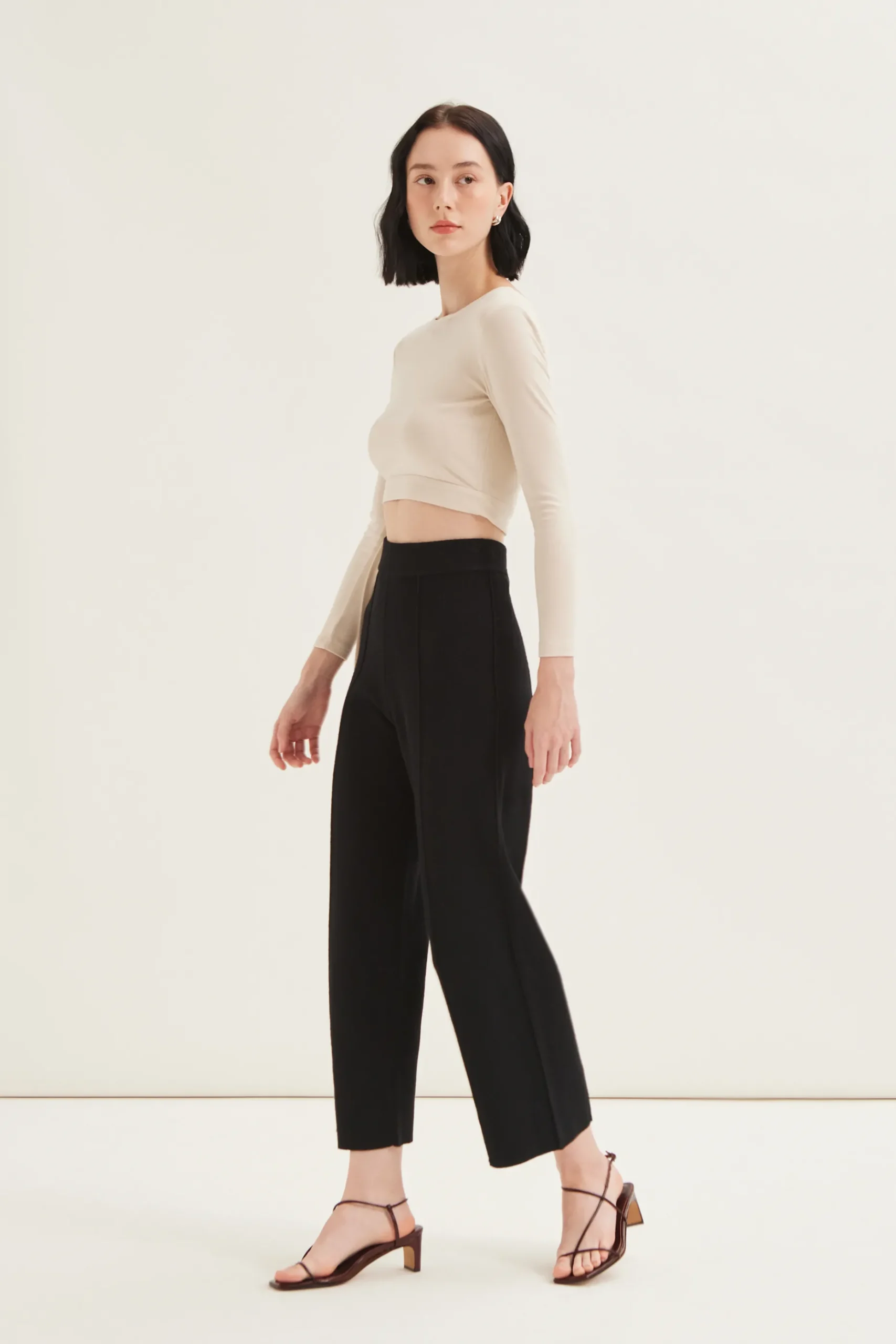Two-Way Jersey Wrap Top