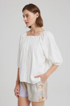 Two-Way Puff Sleeve Top