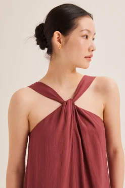 Two-Way Twist Knot Maxi Dress