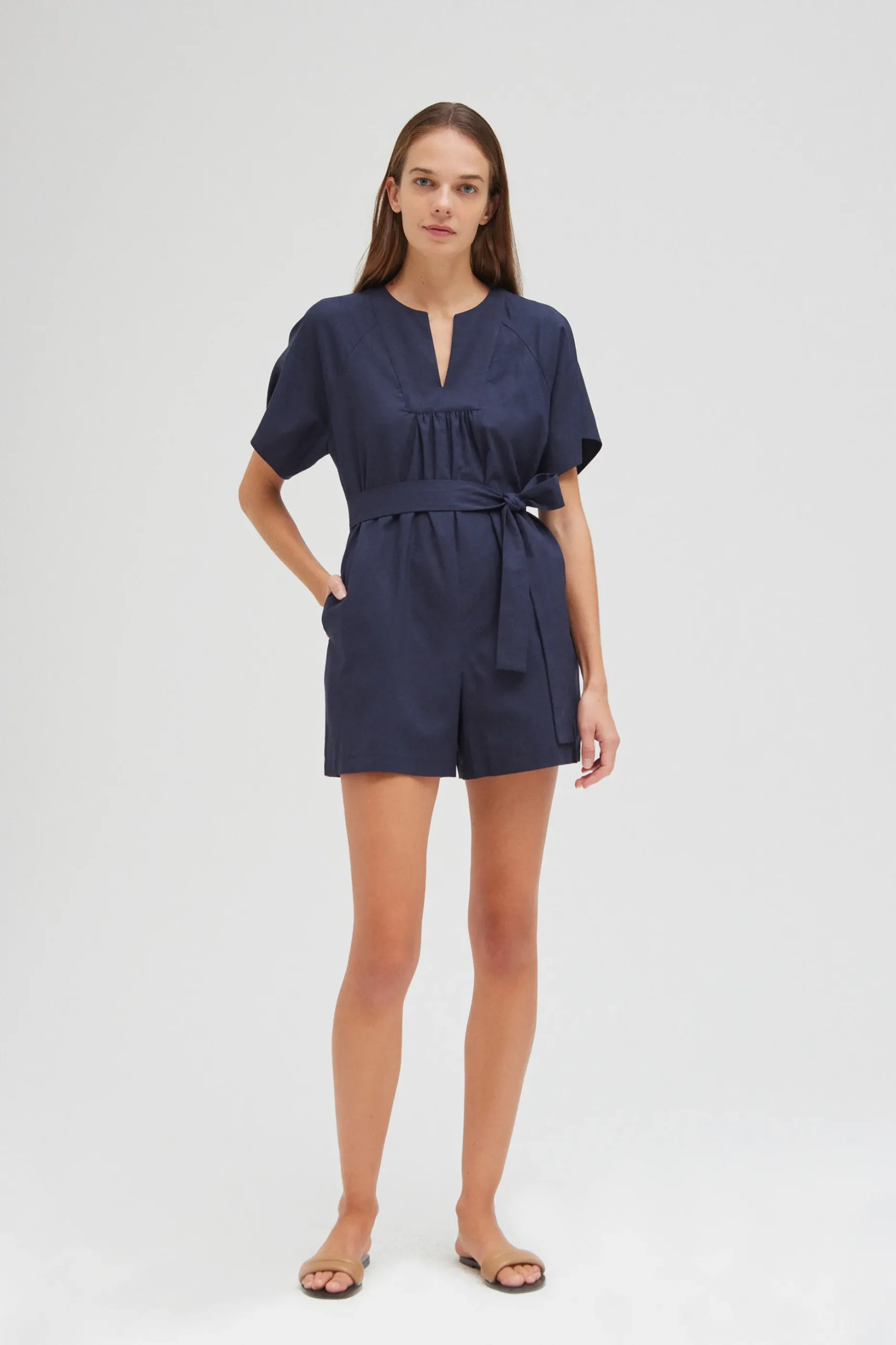 Viscose Boxy Romper