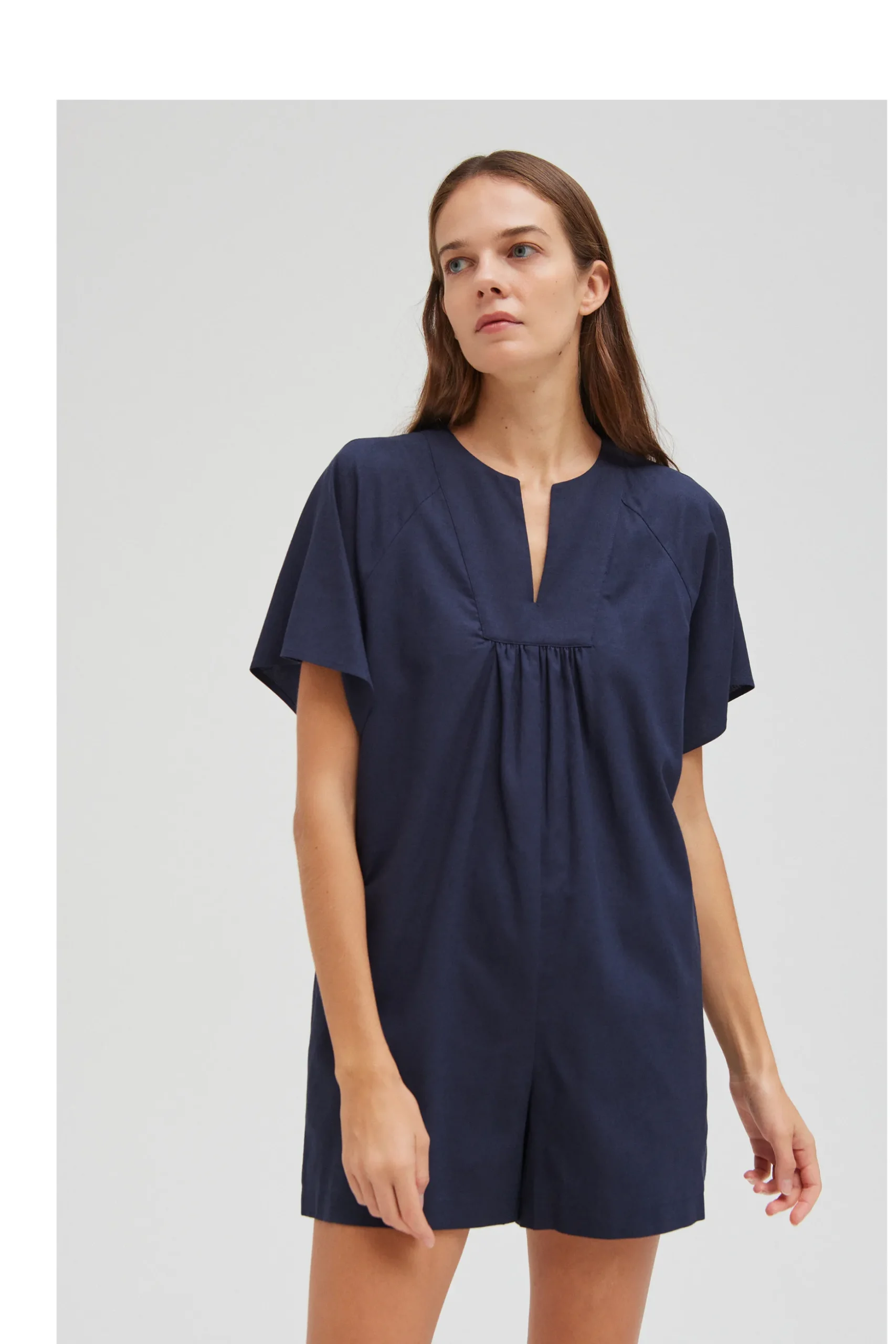Viscose Boxy Romper