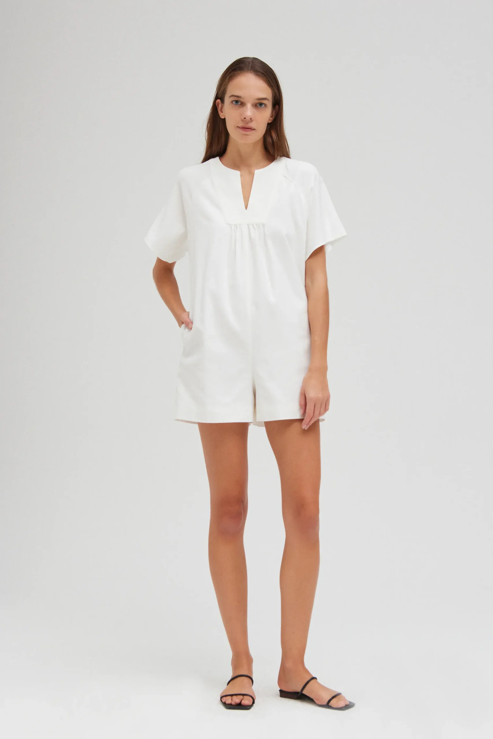 Viscose Boxy Romper