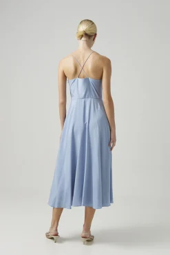Viscose Cross-Back Dress