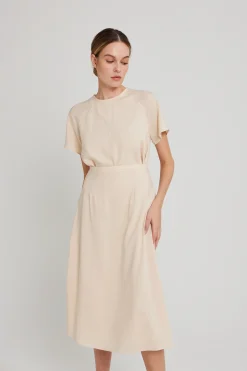 Viscose Midi Skirt