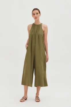 Viscose Pleated Jumpsuit