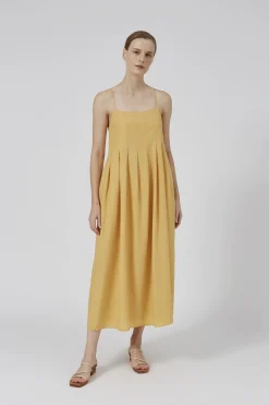 Viscose Pleated Tent Dress