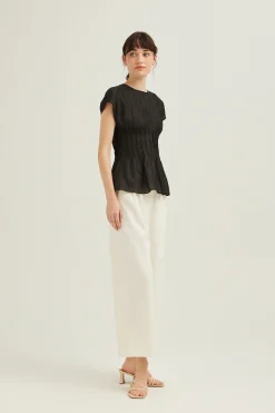 Viscose Pleated Top