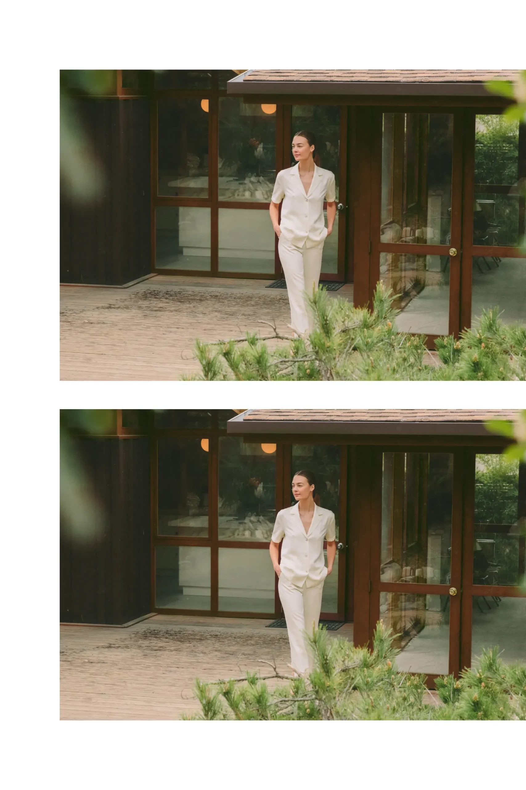 Viscose Relaxed Collared Shirt