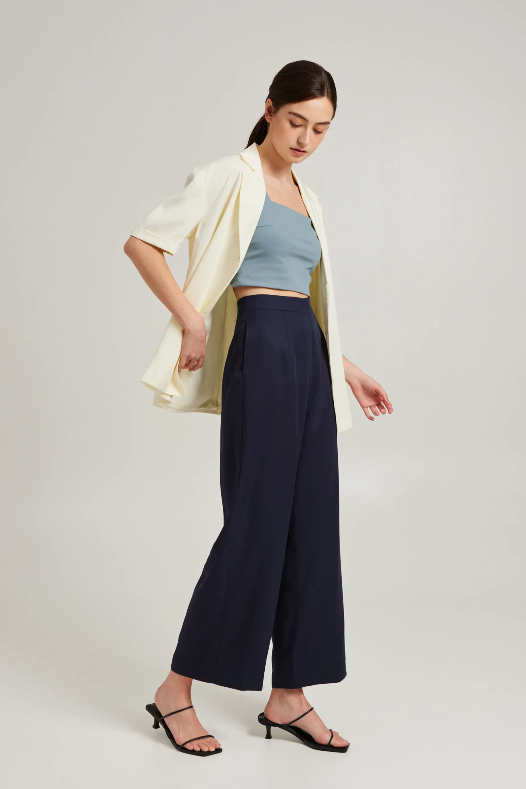 Viscose Relaxed Collared Shirt