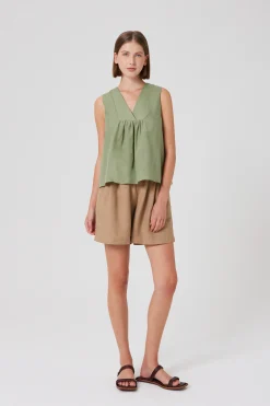 Viscose V-Neck Top