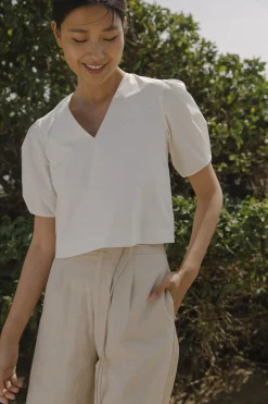 V-Neck Cotton Top