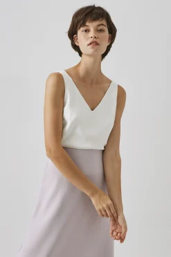 V-Neck Tencel Top